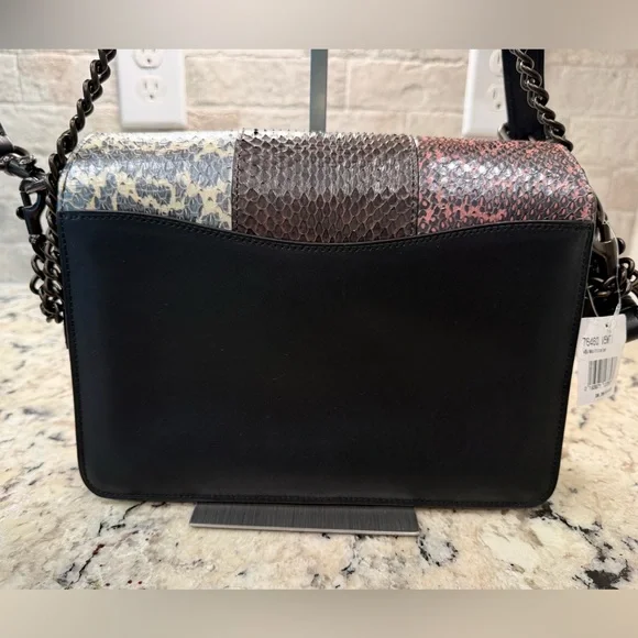 Coach NWT Dreamer Multicolor Python & Leather Crossbody Bag - Picture 6 of 16